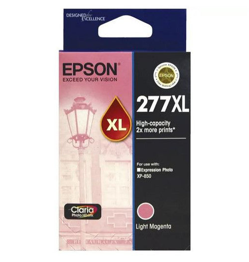 Epson 277XL Light Magenta high yield Claria Photo HD ink cartridge for Expression Photo printers