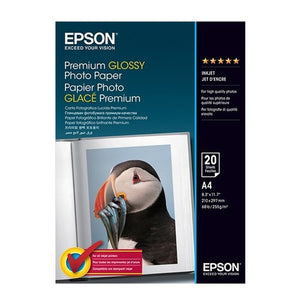 Epson C13S041287 Premium Gloss Photo Paper A4 255gsm Pack 20 Sheets - image 1