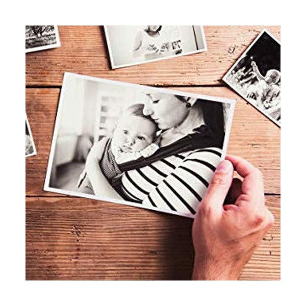 Close-up of the high gloss finish on Epson A3 premium photo paper