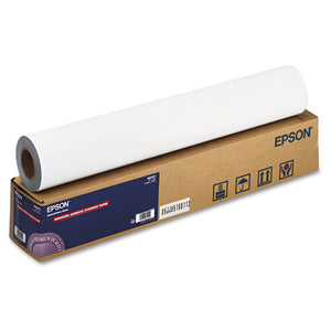 Epson S041617 610mm x 30.5m matte enhanced synthetic adhesive display paper roll for wide-format inkjet printing
