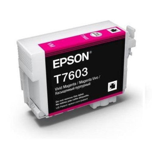 Epson T7603 UltraChrome HD Vivid Magenta ink cartridge for SureColor P600