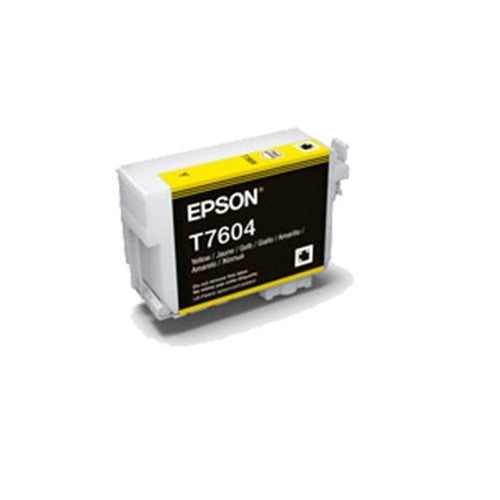 Epson T7604 UltraChrome HD Yellow pigment ink cartridge for SureColor P600