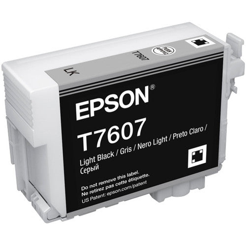 Epson T7607 UltraChrome HD Light Black ink cartridge for SureColor P600