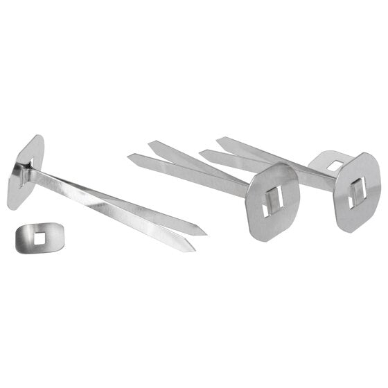 Esselte 0006470 Paper Binders 51mm Silver Box 100 - image 3