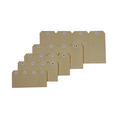 Esselte 38988 Shipping Tags No 6 67x134mm Buff Box 1000 - image 1