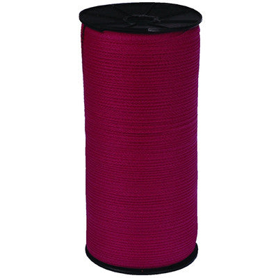 Esselte 39003 pink natural fibre legal tape, 6mm x 500m roll, for binding legal documents and briefs