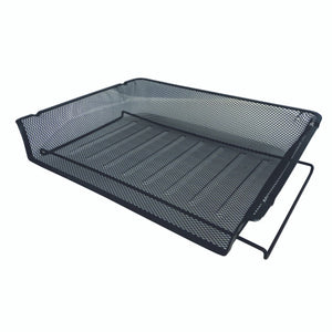 Esselte 48641 Metal Mesh Document Tray A4 Landscape Black - image 1