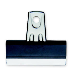 Esselte 51mm bulldog clips with spring mechanism and labelling crevice, pack of 12