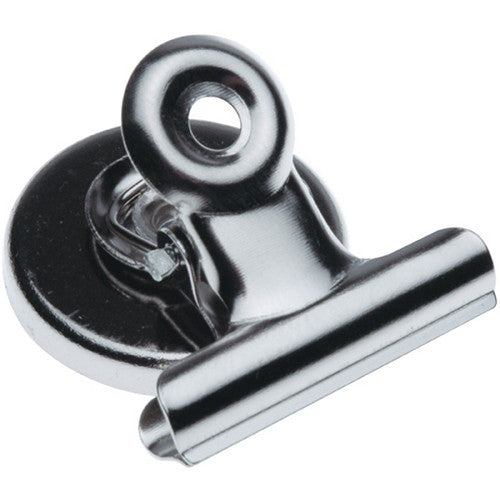 Esselte 30mm magnetic round bulldog clips, box of 24, suitable for filing cabinets and whiteboards