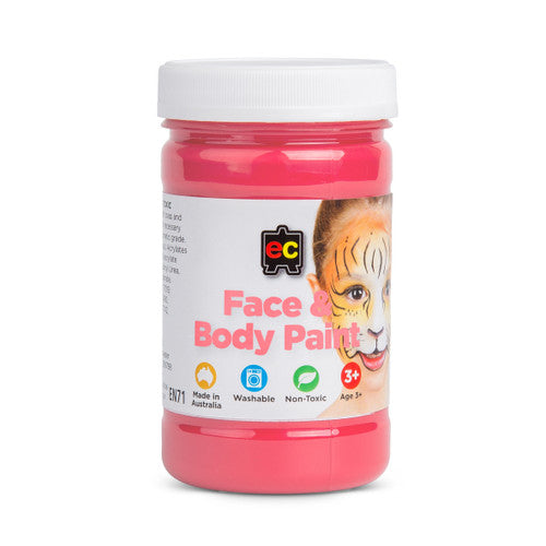 Educational Colours Face and Body Paint 175ml Bright Pink