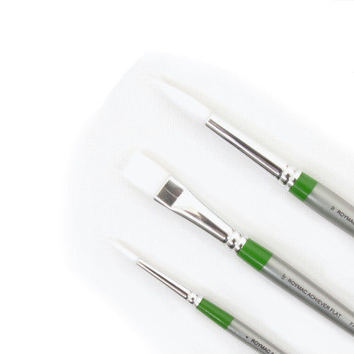 Micador Taklon Achiever Series Paint Brush Pack of 3