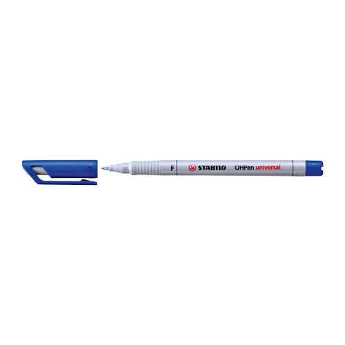 Stabilo OHPen Universal Soluble Overhead Projector Pen Fine 0.7mm Wallet of 4 Assorted Colours