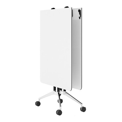 Rapidline Rapid Edge Folding Meeting and Boardroom Table 2400 x 1000mm Natural White