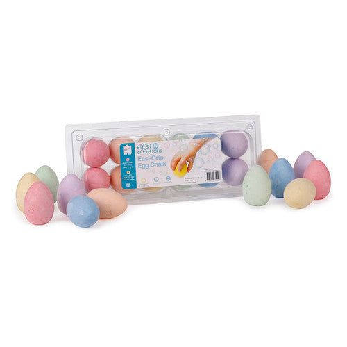 Educational Colours First Creations Easi-Grip Egg Chalk Set of 12