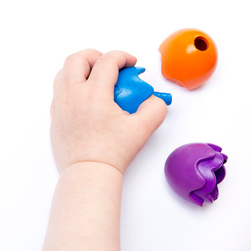 Educational Colours First Creations Easi-Grip Egg Crayons Set of 3