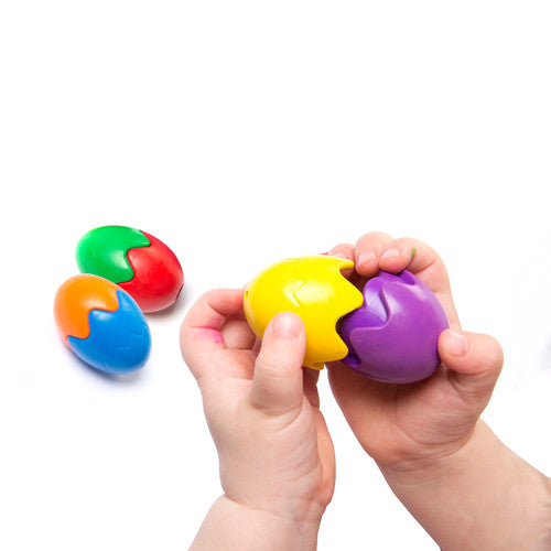 Educational Colours First Creations Easi-Grip Egg Crayons Set of 3