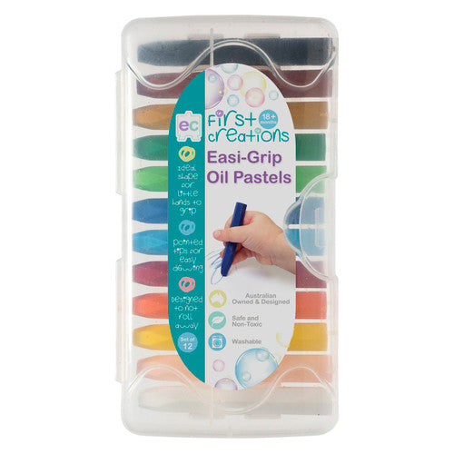 Educational Colours First Creations Easi-Grip Oil Pastels Set of 12