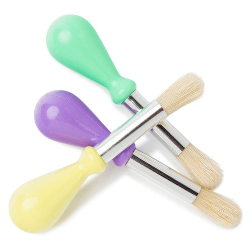 Educational Colours First Creations Easi-Grip Paint Brushes Set of 3