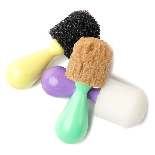 Educational Colours First Creations Easi-Grip Texture Brushes Set of 3