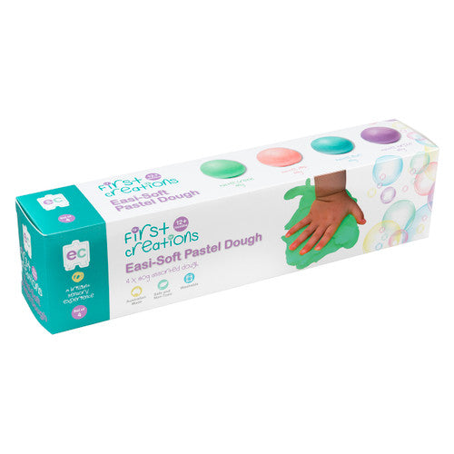 Educational Colours First Creations Easi-Soft Pastel Dough Set of 4
