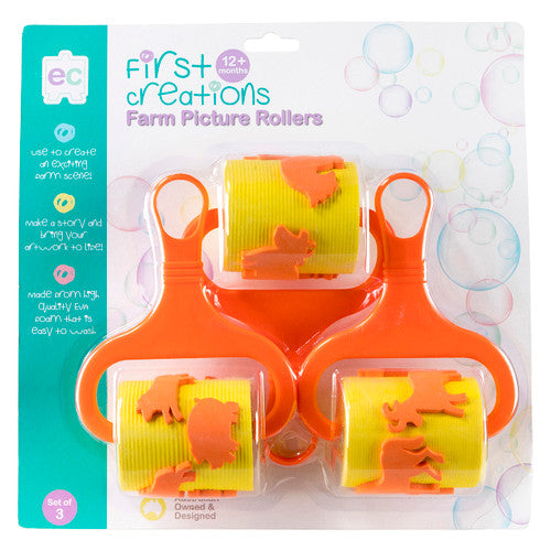 Educational Colours First Creations Farm Picture Rollers Set of 3