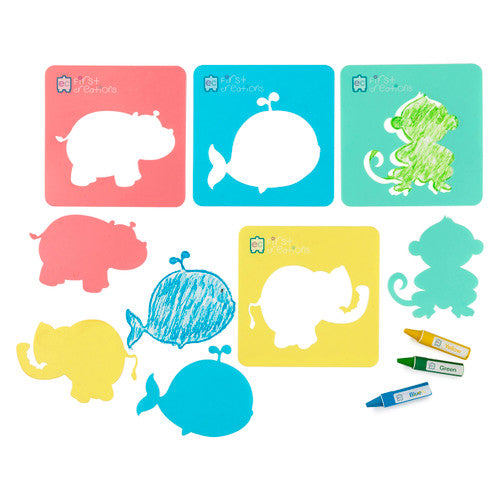 Educational Colours First Creations Stencils Set of 4