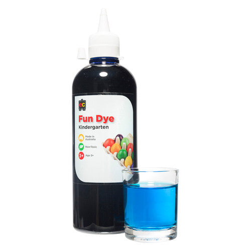 Educational Colours Kindergarten Fun Dye 500ml Blue