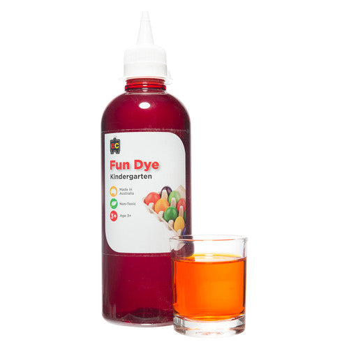 Educational Colours Kindergarten Fun Dye 500ml Orange