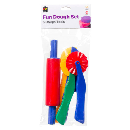 Educational Colours Fun Dough Accessories Set of 5