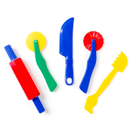 Educational Colours Fun Dough Accessories Set of 5