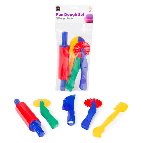 Educational Colours Fun Dough Accessories Set of 5