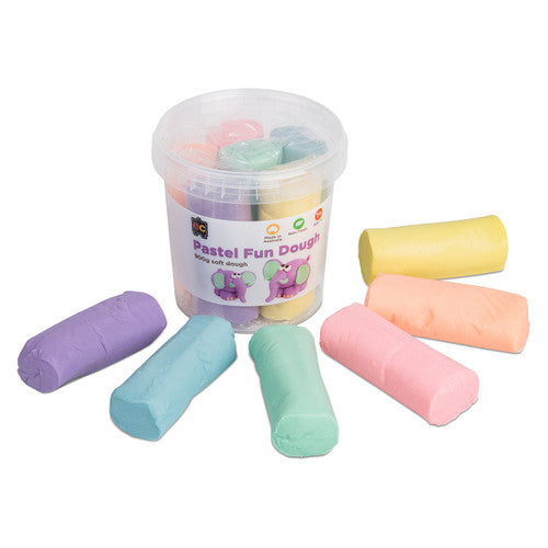 Educational Colours Pastel Fun Dough 900g Tub