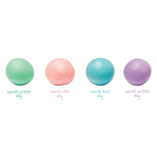 Educational Colours Pastel Fun Dough Set of 4