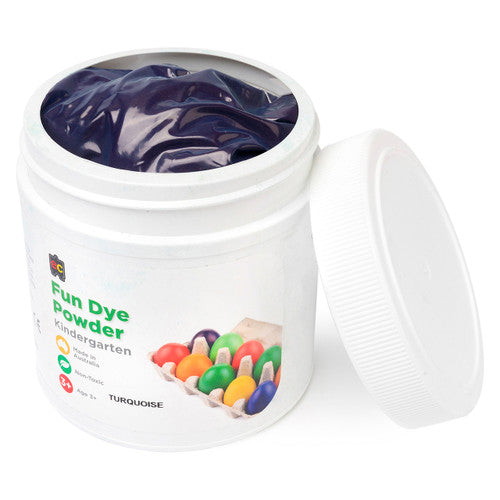 Educational Colours Fun Dye Powder 500g Turquoise