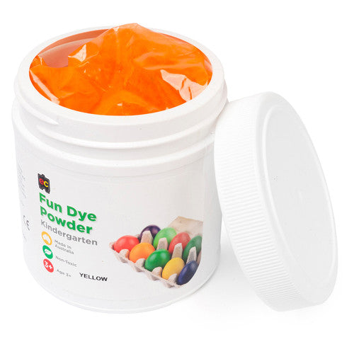 Educational Colours Fun Dye Powder 500g Yellow