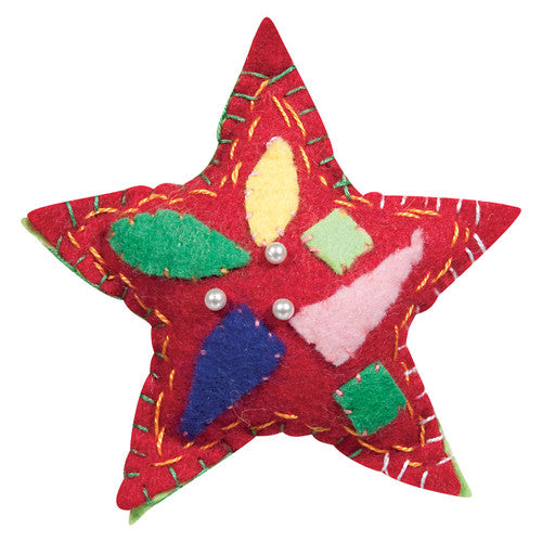 Creative School Supply Felt Star Decorations Pack of 60