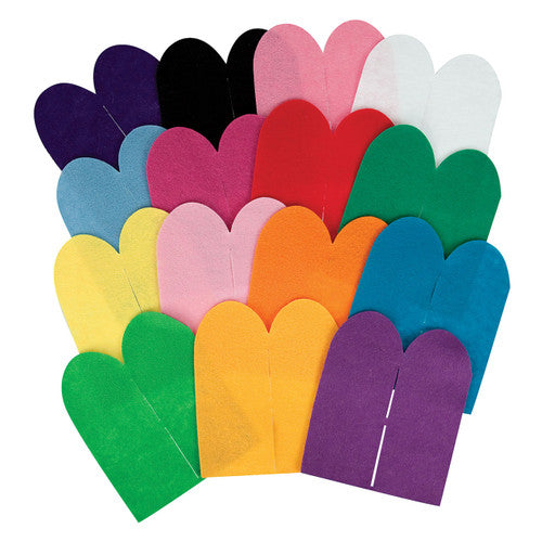 Creative School Supply Felt Finger Puppets Pack of 30