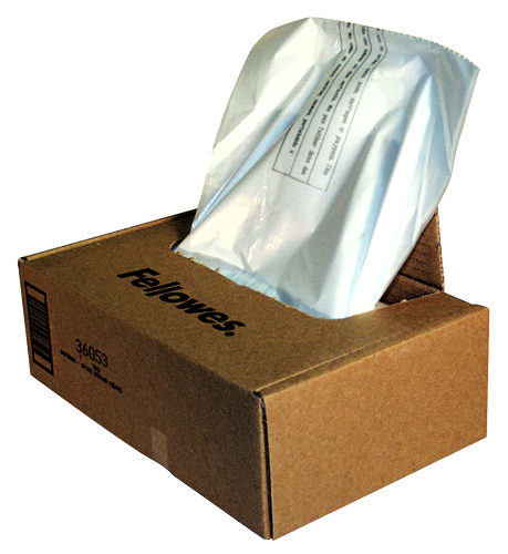 Fellowes Powershred Waste Bags for 90S 99CI and B Series Shredders
