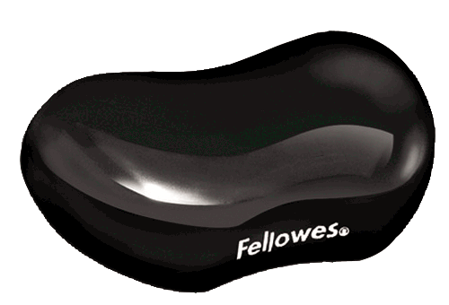 Fellowes Utility Rest Gel Crystals Black