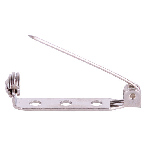 Creative School Supply Brooch Backs 25mm Silver Pack of 100