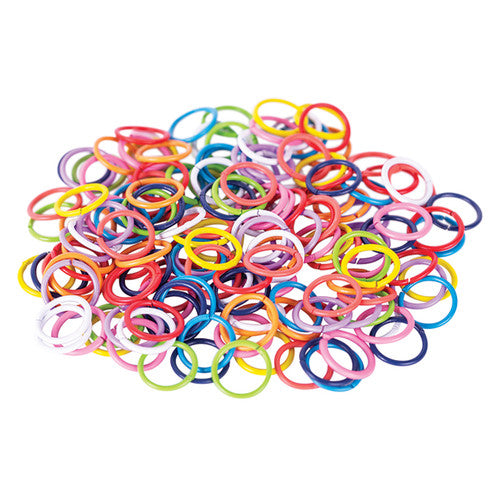 Creative School Supply Coloured Jump Rings Pack of 200