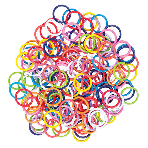 Creative School Supply Coloured Jump Rings Pack of 200