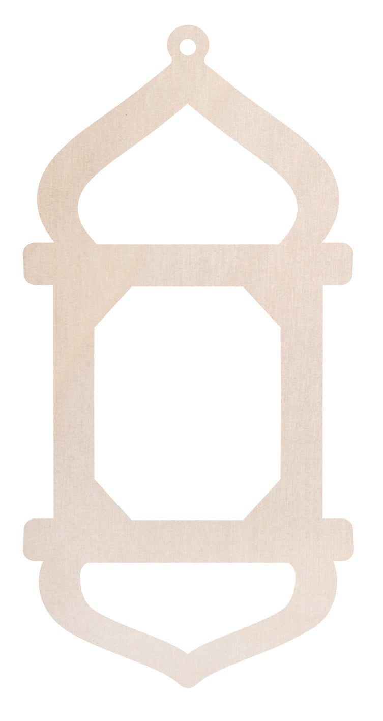 Zart Wooden Lantern Frames Pack of 24 3mm Plywood 3 Designs with Jute String-3