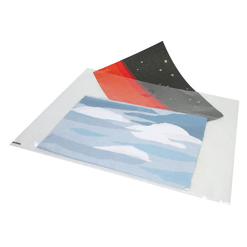 Creative School Supply Clear Plastic Folio Bag 46 x 61cm