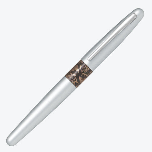 Pilot MR2 Fountain Pen Silver Python Barrel Fine Nib