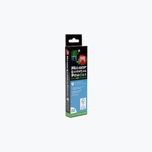 Micador Graphite Pencils Essential FSC 100% 2B Box of 20