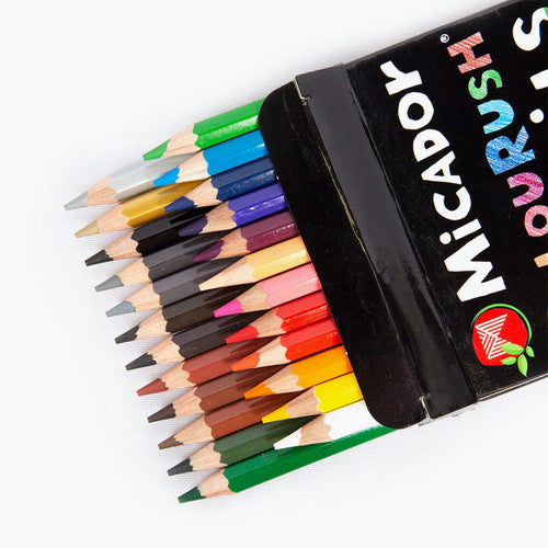 Micador ColouRush Coloured Pencils Box of 24
