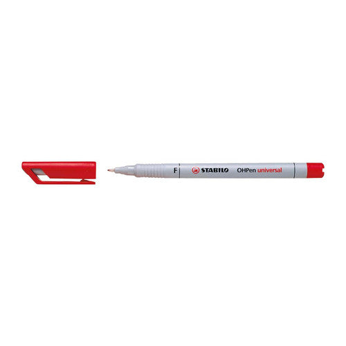 Stabilo OHPen Universal Soluble Overhead Projector Pen Fine 0.7mm Wallet of 4 Assorted Colours