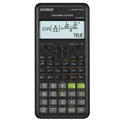 CASIO FX82AUPL2ND-BP FX-82AU PLUS II SCIENTIFIC CALCULATOR 2ND EDITION