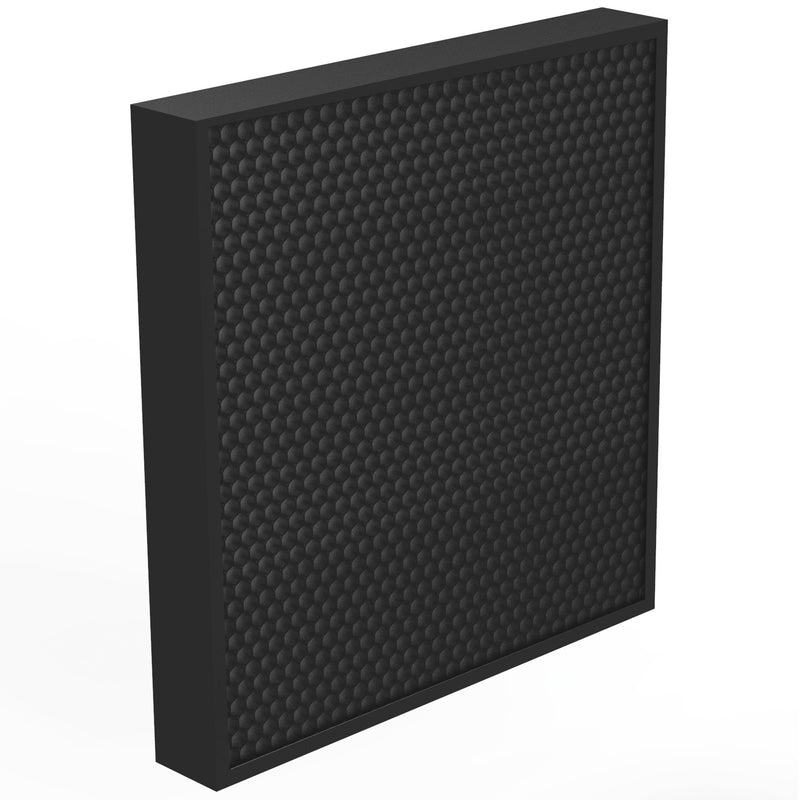 Single AeraMax Pro full carbon filter seen from the right, showing the depth of the black frame